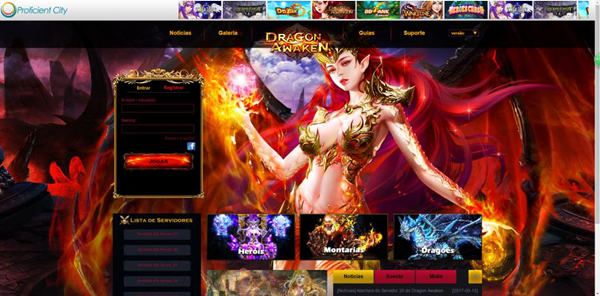 Dragon Awaken Site oficial - Jogo grátis de Browser Online, Jogue grátis em  Game Hollywood Games